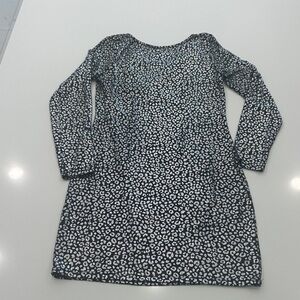 Michale Kors Leopard Print Long Sleeve Dress size large